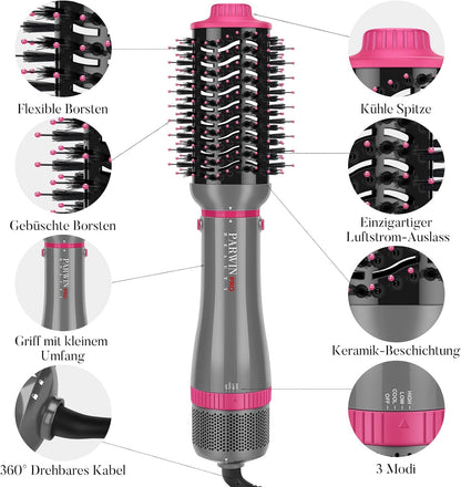 4 in 1 Haartrockner Warmluftbürste Set, PARWIN PRO BEAUTY Styler-Set