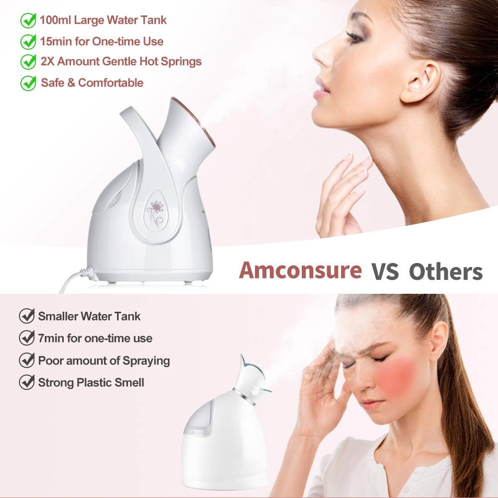 Nano-Ionic Facial Steamer