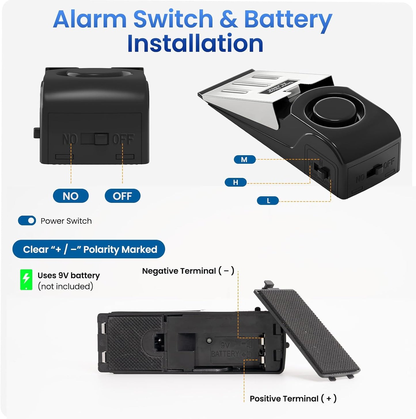 Zyloba Door Alarm — 120 Db